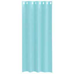 Walplus Voile Curtains With Grommets 2 Pcs Turquoise - thumbnail 4