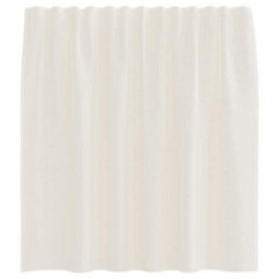 Berkfield Voile Curtains With Rod Pockets 2 Pcs Cream - thumbnail 4