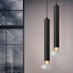 Single Head Chandelier Aluminium Long Tube Pendant Light, Suspension Cylinder Hanging Lamp For Modern Kitchen - thumbnail 5