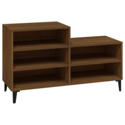 Walplus Shoe Cabinet Brown Oak 102X36X60 Cm Engineered Wood - thumbnail 2