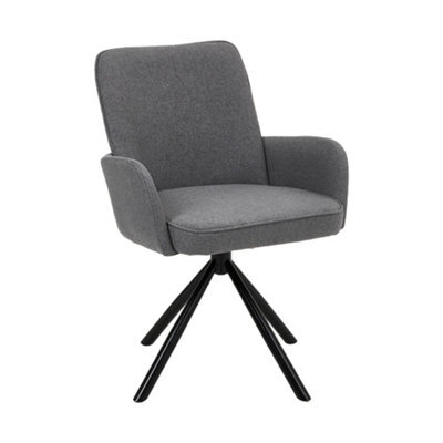 Darphe Modern Upholstered Leisure Chair Swivel Chair With Metal Legs - image 1