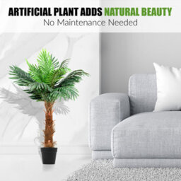 Crystals Artificial Palm Tree In Pot Realistic Tropical Plant For Indoor Home & Office Décor - thumbnail 4