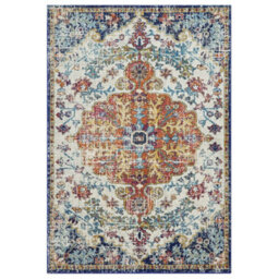 Traditional Multi Rug, Floral Bedroom Rug, Stain Resistant Rug For Dining Room, Traditional Rug-160Cm X 230Cm - thumbnail 2