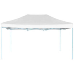 Walplus Foldable Party Tent Garden Gazebo Canopy 3X45 M White - thumbnail 2
