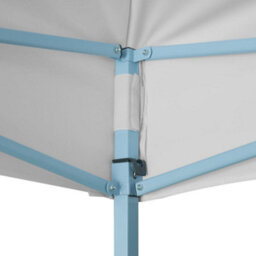 Walplus Foldable Party Tent Garden Gazebo Canopy 3X45 M White - thumbnail 4
