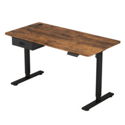 MCC Direct Electric Desk Height Adjustable Standing/sitting Computer Desk 160Cm Brown - thumbnail 3