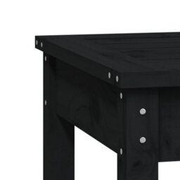 Walplus Garden Bench Black 109X44X45 Cm Solid Wood Pine - thumbnail 6