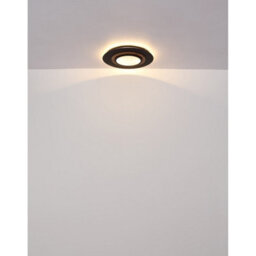 Luminosa Lighting Luminosa Kory Semi Flush Ceiling Light Matt Black, Centered Led 3000K - thumbnail 6