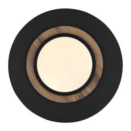 Luminosa Lighting Luminosa Kory Semi Flush Ceiling Light Matt Black, Centered Led 3000K - thumbnail 4
