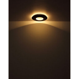 Luminosa Lighting Luminosa Kory Semi Flush Ceiling Light Matt Black, Centered Led 3000K - thumbnail 9