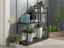 Novogratz Weston 3 Shelf Plant Stand Espresso Coloured - thumbnail 4
