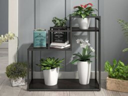 Novogratz Dorel Home Weston 3 Shelf Plant Stand Espresso Coloured - thumbnail 7