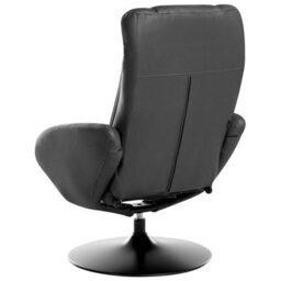 Beliani Recliner Chair Apate Fabric Black - thumbnail 8