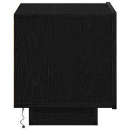 Walplus Bedside Cabinet Black Oak 70 X 36 X 40.5 Cm Engineered Wood - thumbnail 8