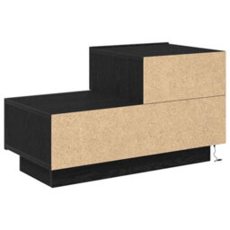 Walplus Bedside Cabinet Black Oak 70 X 36 X 40.5 Cm Engineered Wood - thumbnail 9