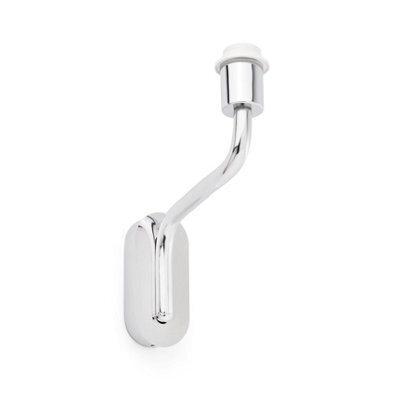 Luminosa Lighting Luminosa Eterna 1 Light Indoor Wall Light Chrome - Shade Not Included, E27 - image 1