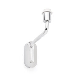 Luminosa Lighting Luminosa Eterna 1 Light Indoor Wall Light Chrome - Shade Not Included, E27 - thumbnail 1