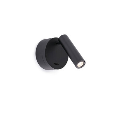 Luminosa Lighting Luminosa Boc Led Black Reading Light 3W 3000K - image 1