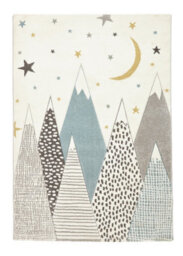 Grey Kids Rug, Stain-Resistant Rug, Graphics Pictorial Rug, Modern Rug For Living Room, & Dining Room-120Cm X 170Cm - thumbnail 1