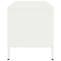 Berkfield Industrial Tv Cabinet White 101.5X39X43.5 Cm Cold-Rolled Steel - thumbnail 6