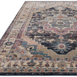 Traditional Persian Floral Bordered  Easy To Clean Rug For Dining Room Bed Room And Living Room-120Cm X 170Cm - thumbnail 3