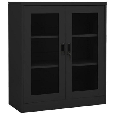 Berkfield Office Cabinet Anthracite 90X40X105 Cm Steel - image 1