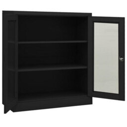 Berkfield Office Cabinet Anthracite 90X40X105 Cm Steel - thumbnail 5