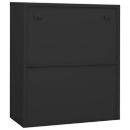Berkfield Office Cabinet Anthracite 90X40X105 Cm Steel - thumbnail 4