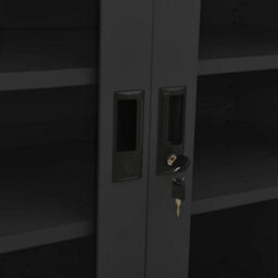 Berkfield Office Cabinet Anthracite 90X40X105 Cm Steel - thumbnail 6
