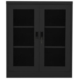 Berkfield Office Cabinet Anthracite 90X40X105 Cm Steel - thumbnail 2