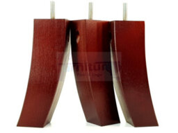 L&F 4X Replacement Furniture Legs Solid Wood Feet 185mm Height Sofas Chairs Settee Cabinets M8(8mm) Tsp2022 (Mahogany) - thumbnail 6
