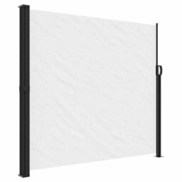 Walplus Retractable Side Awning Garden Sun Shade Canopy Gazebo For Back Door, Porch, Patio White 180X300 Cm - thumbnail 2