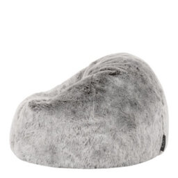 icon Kids Classic Faux Fur Bean Bag Chair Arctic Wolf Grey Bean Bags For Children - thumbnail 8