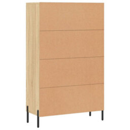 Walplus Highboard Sonoma Oak 69.5X31X115 Cm Engineered Wood - thumbnail 8