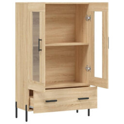 Walplus Highboard Sonoma Oak 69.5X31X115 Cm Engineered Wood - thumbnail 5