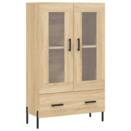 Walplus Highboard Sonoma Oak 69.5X31X115 Cm Engineered Wood - thumbnail 2