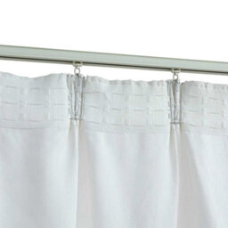 Berkfield Blackout Curtains With Hooks 2 Pcs Off White 140X245 Cm - thumbnail 4