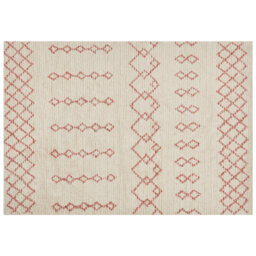 Beliani Rug Buxar Beige 160 X 230 Cm Cotton - thumbnail 1