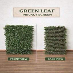 Uetian Maple Leaf Artificial Green Fence 2X1M Balcony Terrace Wall Decoration - thumbnail 3