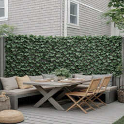 Uetian Maple Leaf Artificial Green Fence 2X1M Balcony Terrace Wall Decoration - thumbnail 5