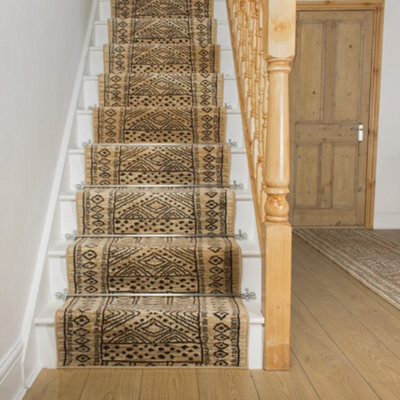 Afrikans Stair Runner - Soft & Durable Carpet Runner For Stairs & Staircases, Multiple Lengths - image 1