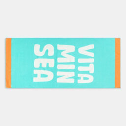 Ohs Vitamin Sea Slogan Beach Towel Bath Travel Quick Dry Microfibre Absorbent - thumbnail 3