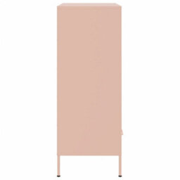 Berkfield Highboard Pink 68X39X101.5 Cm Steel - thumbnail 7