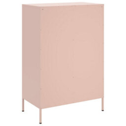 Berkfield Highboard Pink 68X39X101.5 Cm Steel - thumbnail 8