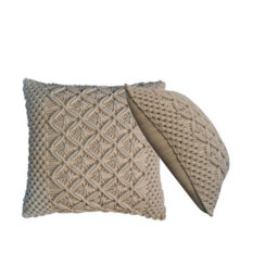 Artisan Furniture Solid Wood Lira Cushion Set Of 2 - Cream - thumbnail 6