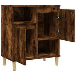 Berkfield Elegant Sideboard Smoked Oak 60X35X70 Cm Engineered Wood - thumbnail 5