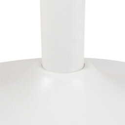 Furniture To Go Malta Ceramic Round Coffee Table In White 60X45Cm - thumbnail 5