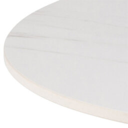 Furniture To Go Malta Ceramic Round Coffee Table In White 60X45Cm - thumbnail 4