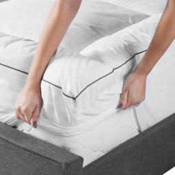 Beliani Polyester Mattress Topper Cloudsoft 4 90 X 200 Cm (Eu Single) - thumbnail 4