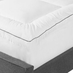 Beliani Polyester Mattress Topper Cloudsoft 4 90 X 200 Cm (Eu Single)